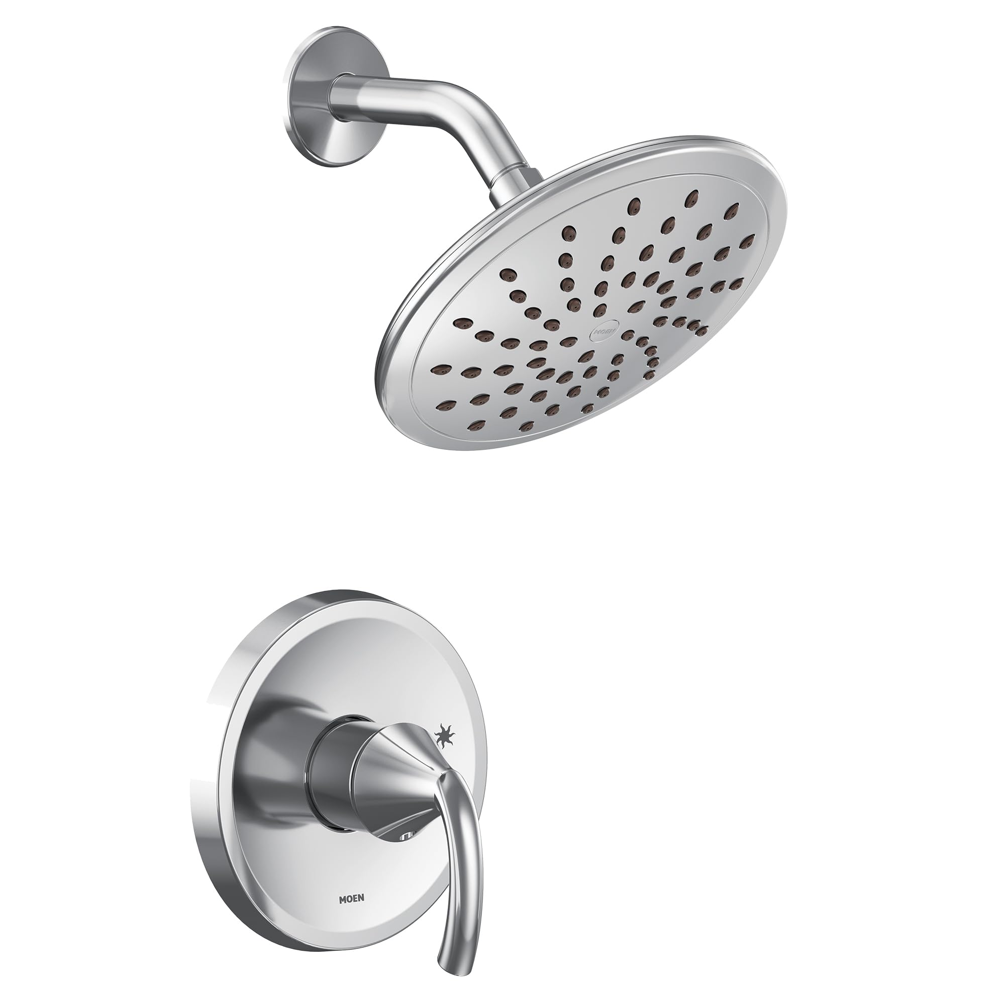MOEN Glyde UT2842EP M-CORE 2-Series One-Handle Shower Trim with 8-Inch Rainshower in Chrome (Valve Required)