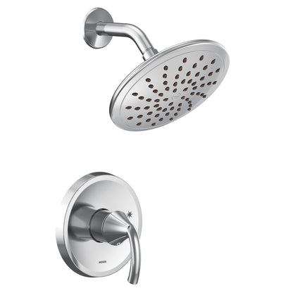 MOEN Glyde UT2842EP M-CORE 2-Series One-Handle Shower Trim with 8-Inch Rainshower in Chrome (Valve Required)