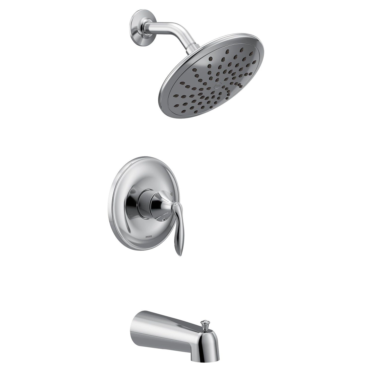 MOEN Eva UT2233EP M-CORE 2-Series 1-Handle Tub and Shower Trim Kit in Chrome (Valve Required)