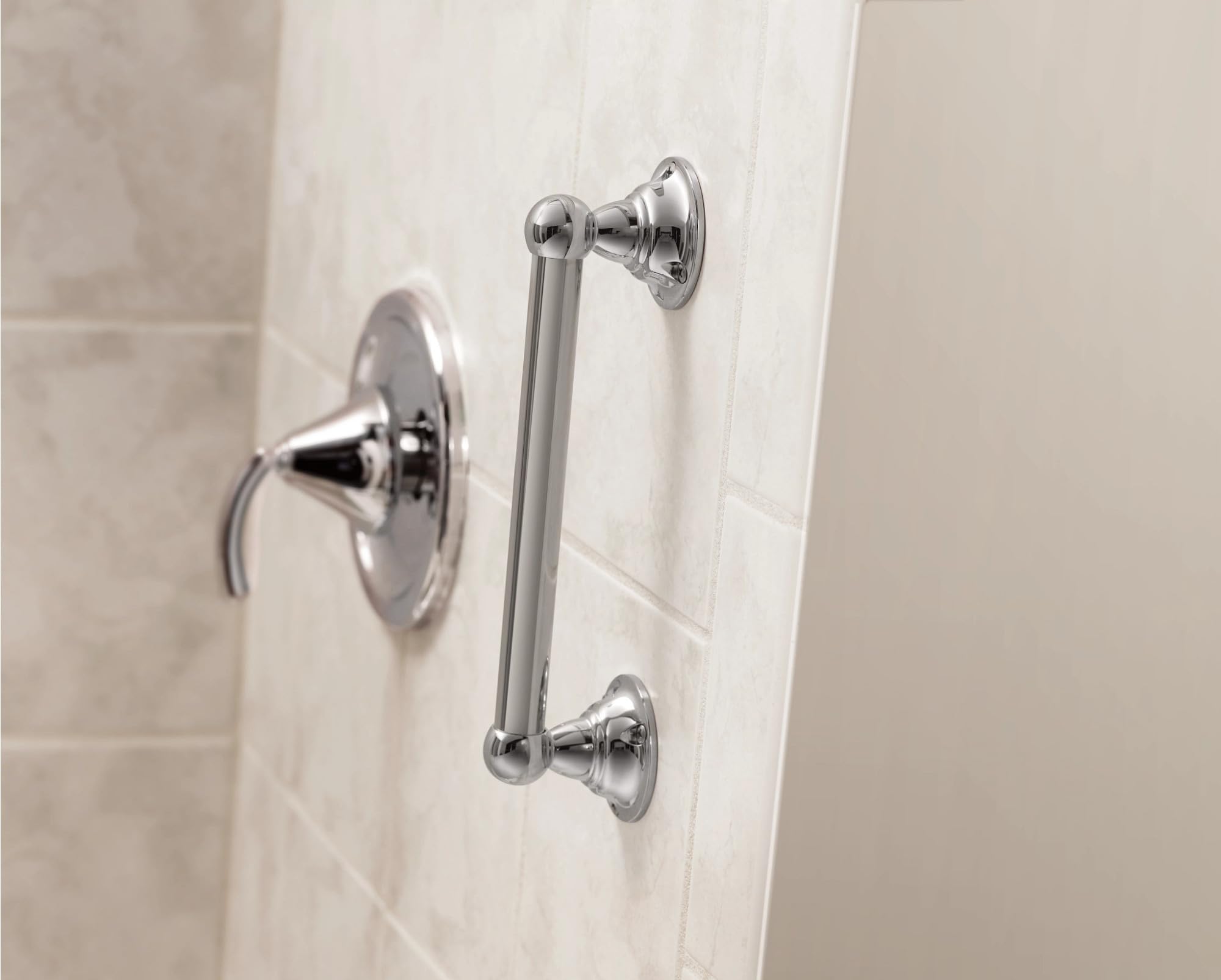 Moen LR2250DCH Home Care 9-Inch Designer Hand Grip, Chrome