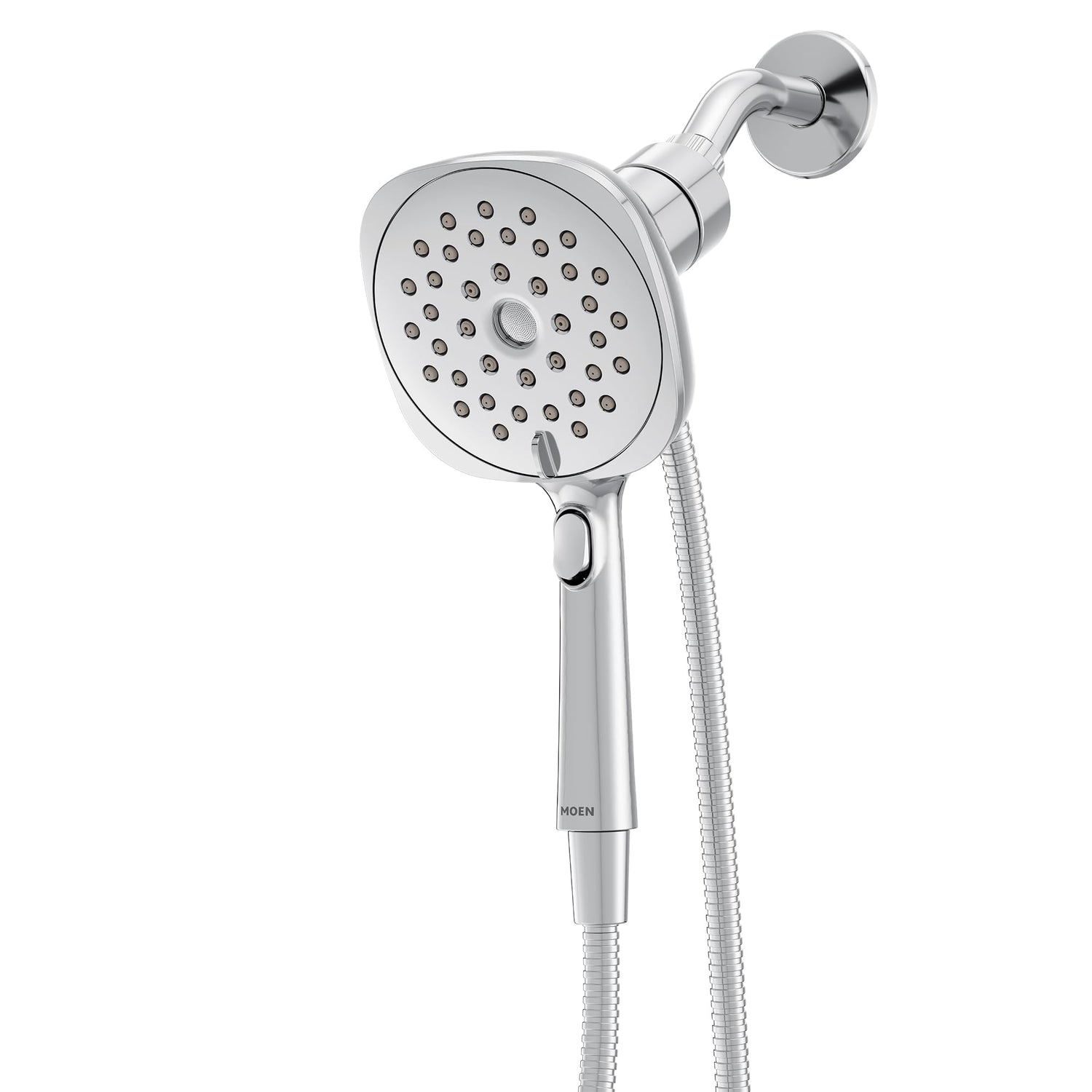 MOEN Verso 220H5 Infiniti Dial Square Handheld Shower, 5-Inch Diameter Spray Head in Chrome