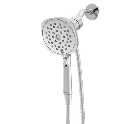 MOEN Verso 220H5 Infiniti Dial Square Handheld Shower, 5-Inch Diameter Spray Head in Chrome