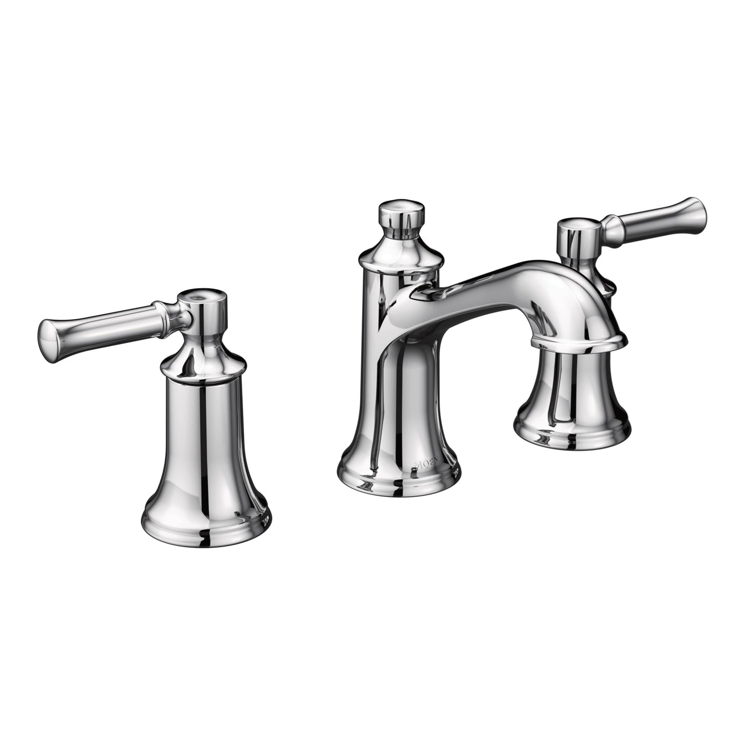 MOEN Dartmoor TV6805 Two-Handle Widespread Bathroom Sink Faucet in Chrome (Valve Included)