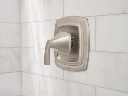 MOEN Finney 82721SRN One-Handle Tub and Shower Faucet in Spot Resist Brushed Nickel (Valve Required)