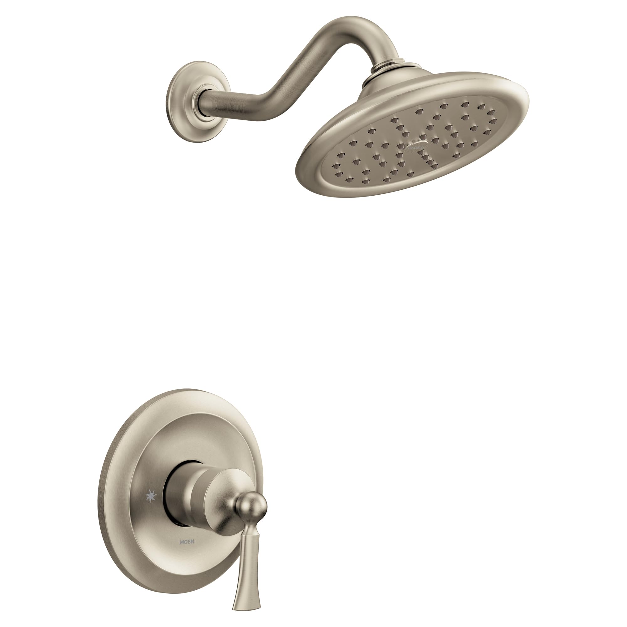 MOEN Wynford UT35502BN M-CORE 3-Series One-Handle Shower Trim Kit in Brushed Nickel (Valve Required)