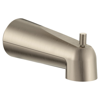 Moen 3839BN Tub Spout with Lift Diverter, 7-Inch, Slip Fit CC Connection, Brushed Nickel Finish