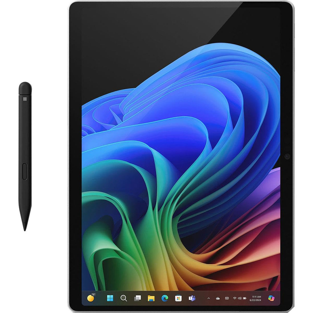 Microsoft Surface Pro for Business 2-n-1 Laptop/Tablet Windows 11 Pro Copilot+ PC, 13" Qualcomm Snapdragon X Elite, 16GB RAM, 512GB SSD Storage, Platinum, 5G