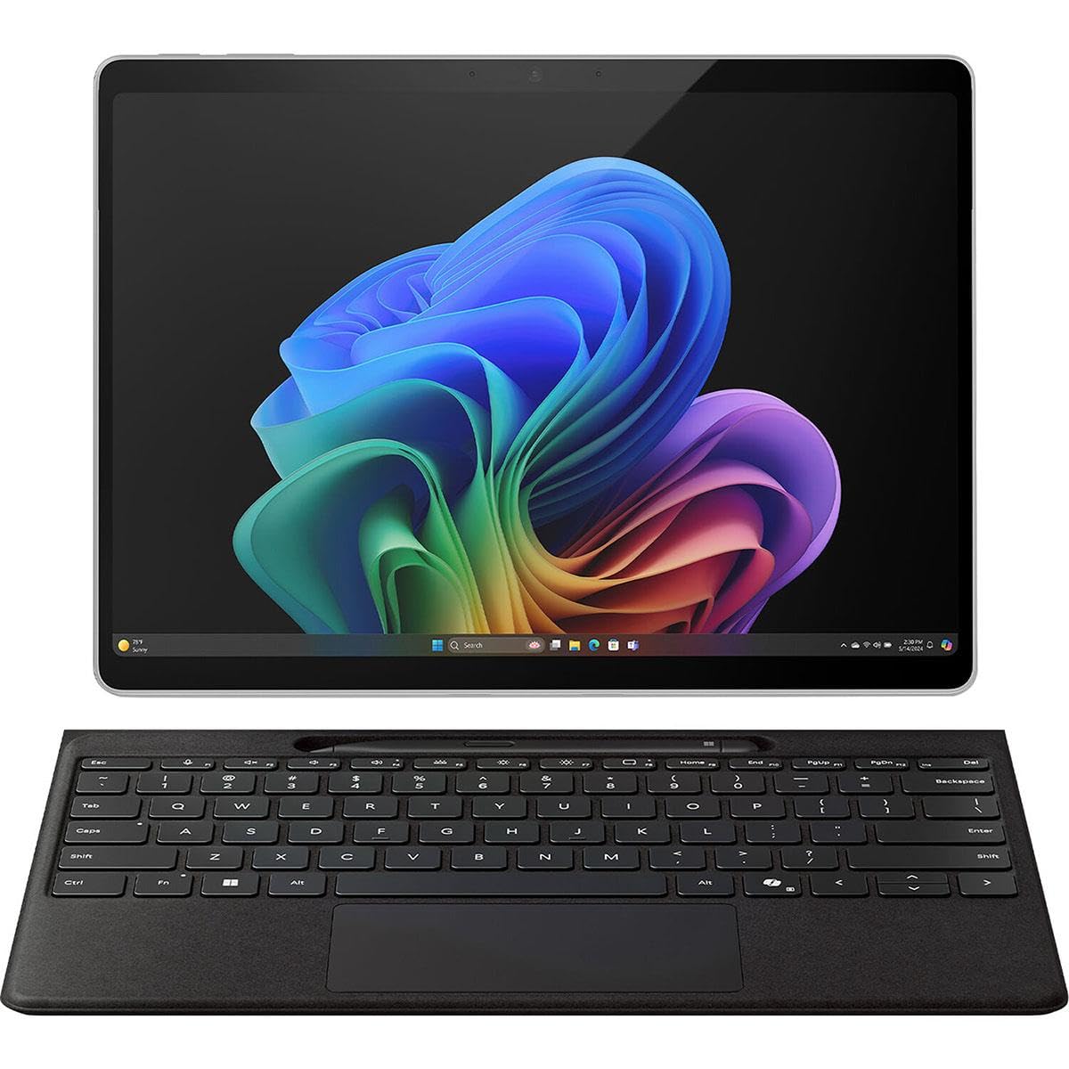 Microsoft Surface Pro for Business 2-n-1 Laptop/Tablet Windows 11 Pro Copilot+ PC, 13" Qualcomm Snapdragon X Elite, 16GB RAM, 512GB SSD Storage, Platinum, 5G