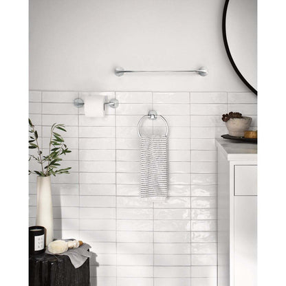 Moen MY8793CH Lindor Chrome pivoting Paper Holder Towel bar Towel Ring Chrome