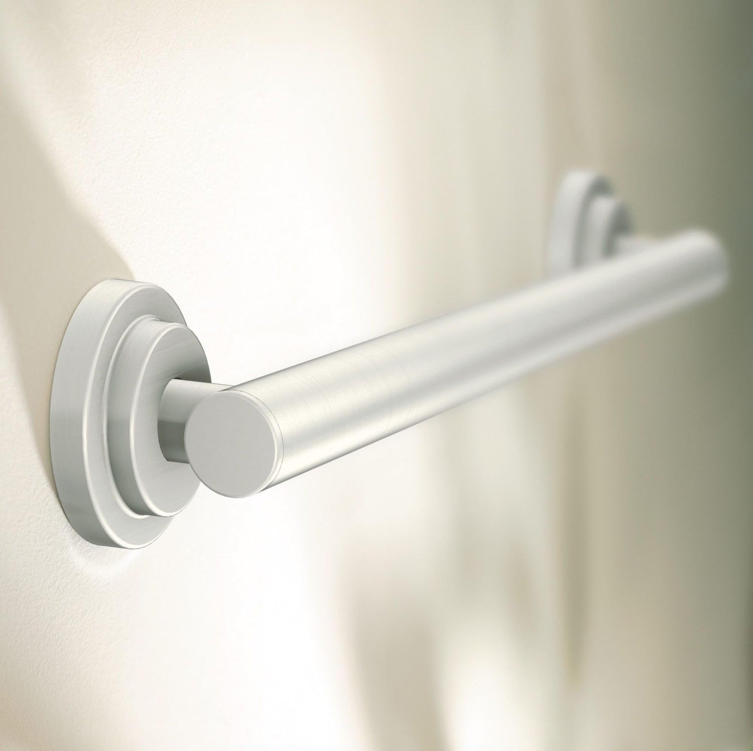 Moen YG0724BN Bathroom Safety 24-Inch Stainless Steel Modern Bathroom Grab Bar, Brushed Nickel