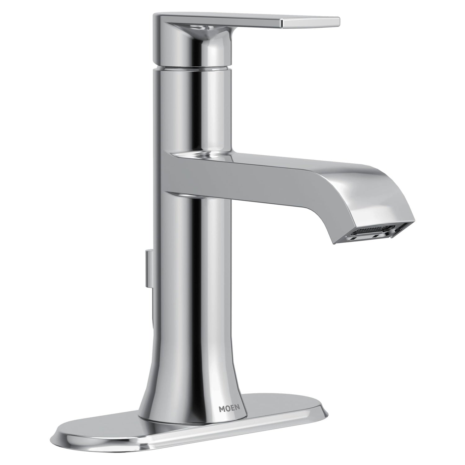 MOEN Genta 6706 LX Single Hole Single-Handle Bathroom Faucet in Chrome (Drain Included)