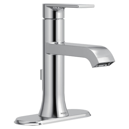 MOEN Genta 6706 LX Single Hole Single-Handle Bathroom Faucet in Chrome (Drain Included)