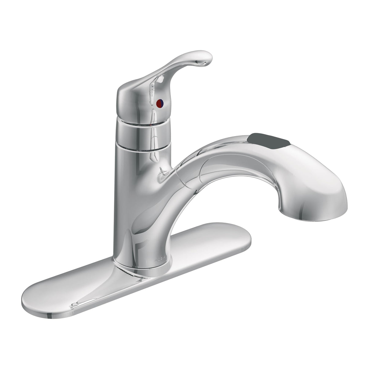 MOEN Renzo CA87316C One-Handle Pullout Kitchen Sink Faucet with 2-Spray, Chrome
