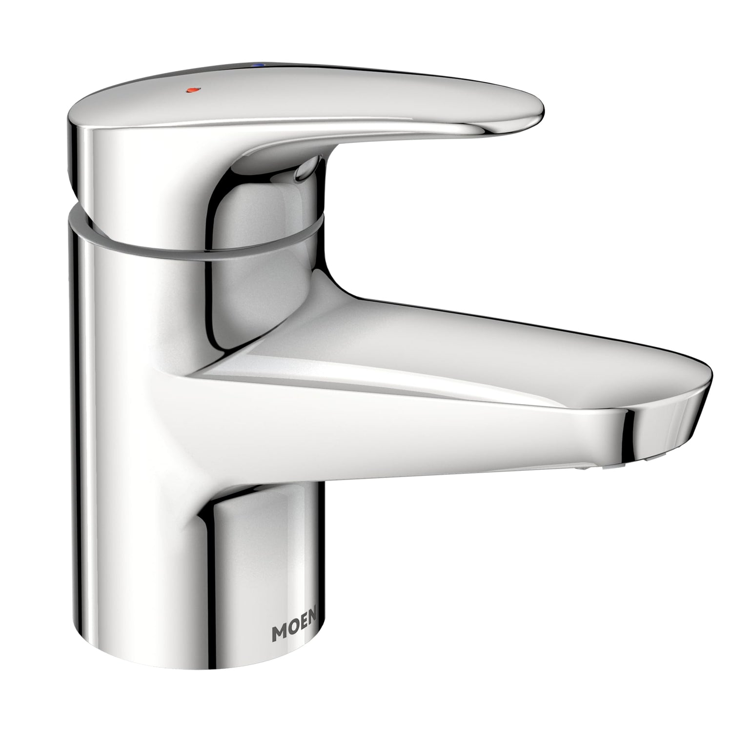 MOEN M-BITION 9480 Commercial One-Handle Single-Hole Bathroom Faucet in Chrome (Drain Required)