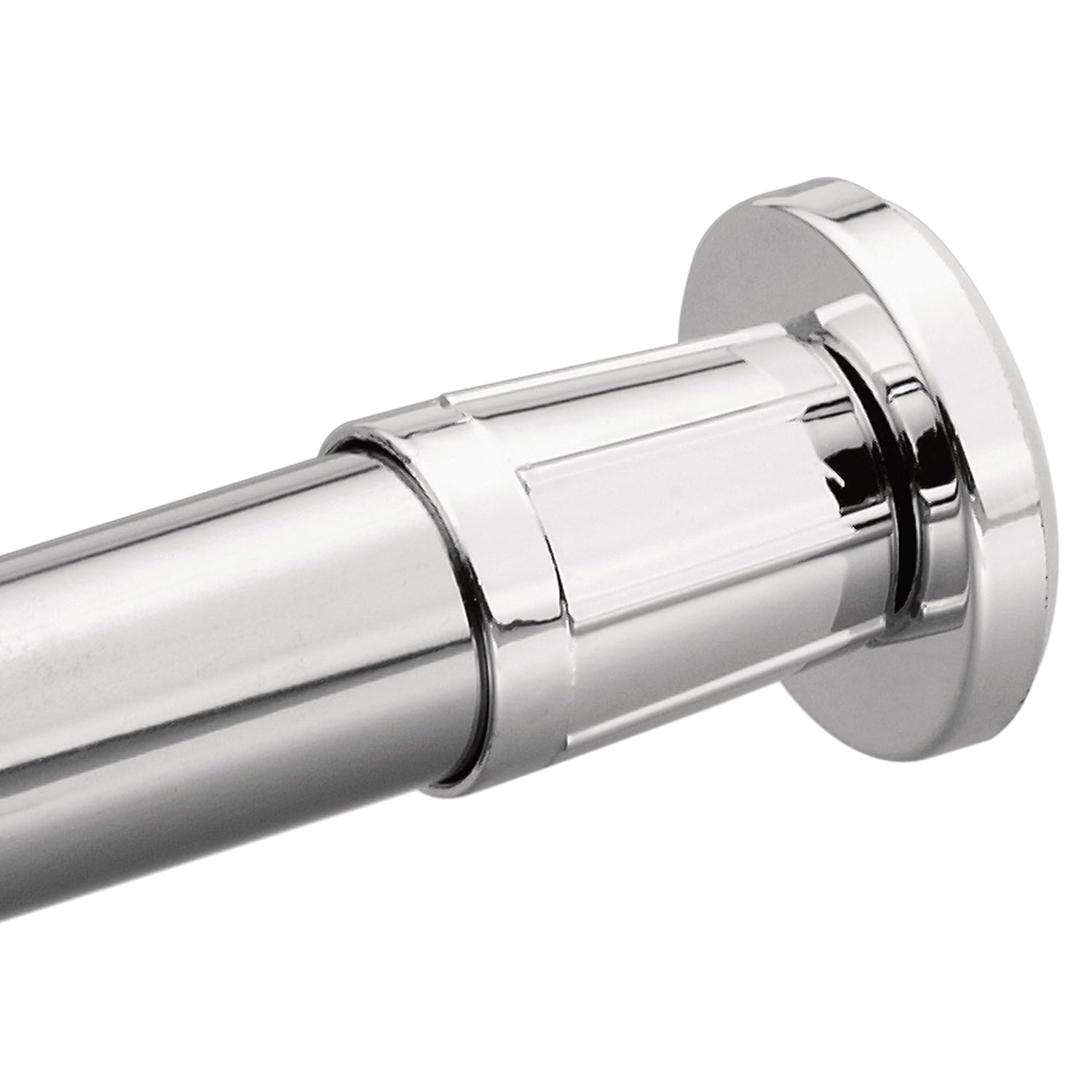 Moen 52-F Donner Adjustable Shower Rod Flange Set, Chrome