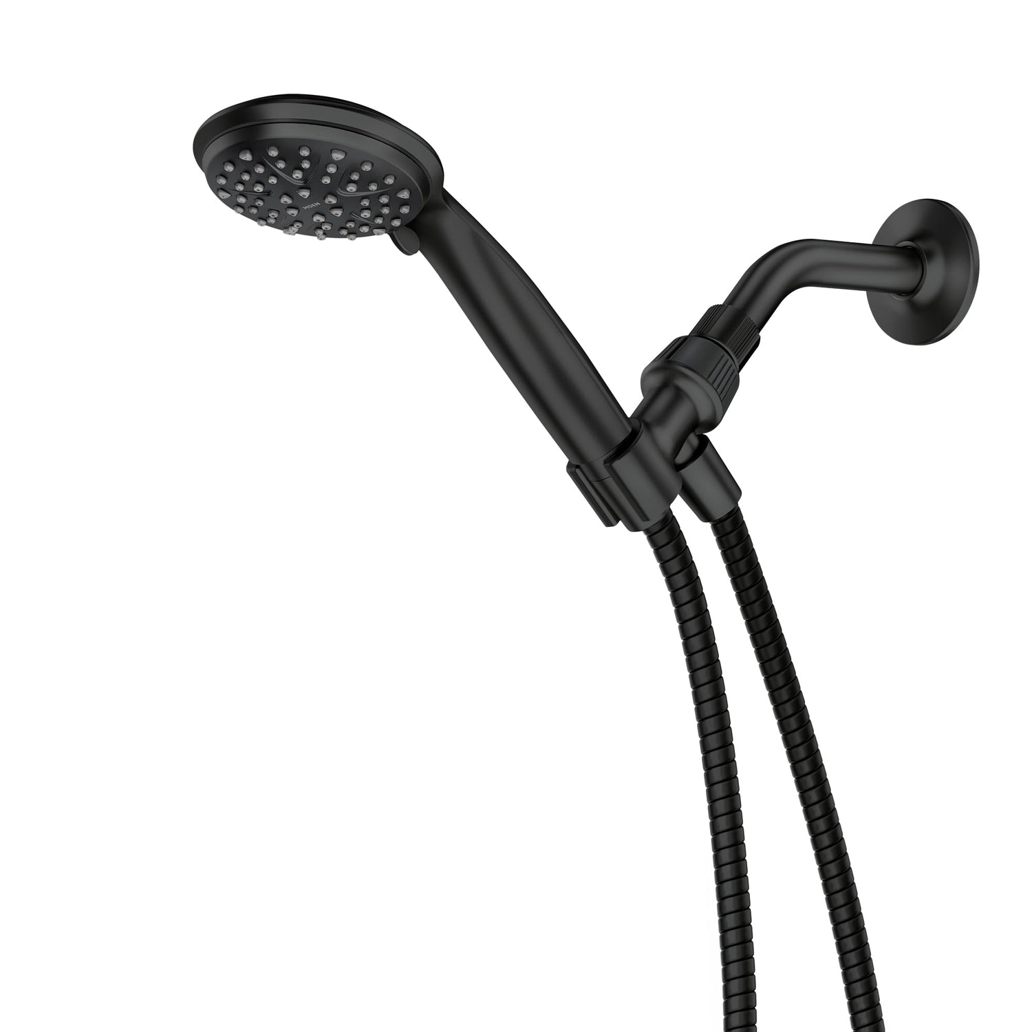 Moen Attune Shower Head with Handheld Sprayer, 6 Shower Head Spray Settings, Matte Black, 218H0BL
