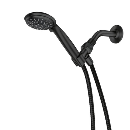 Moen Attune Shower Head with Handheld Sprayer, 6 Shower Head Spray Settings, Matte Black, 218H0BL