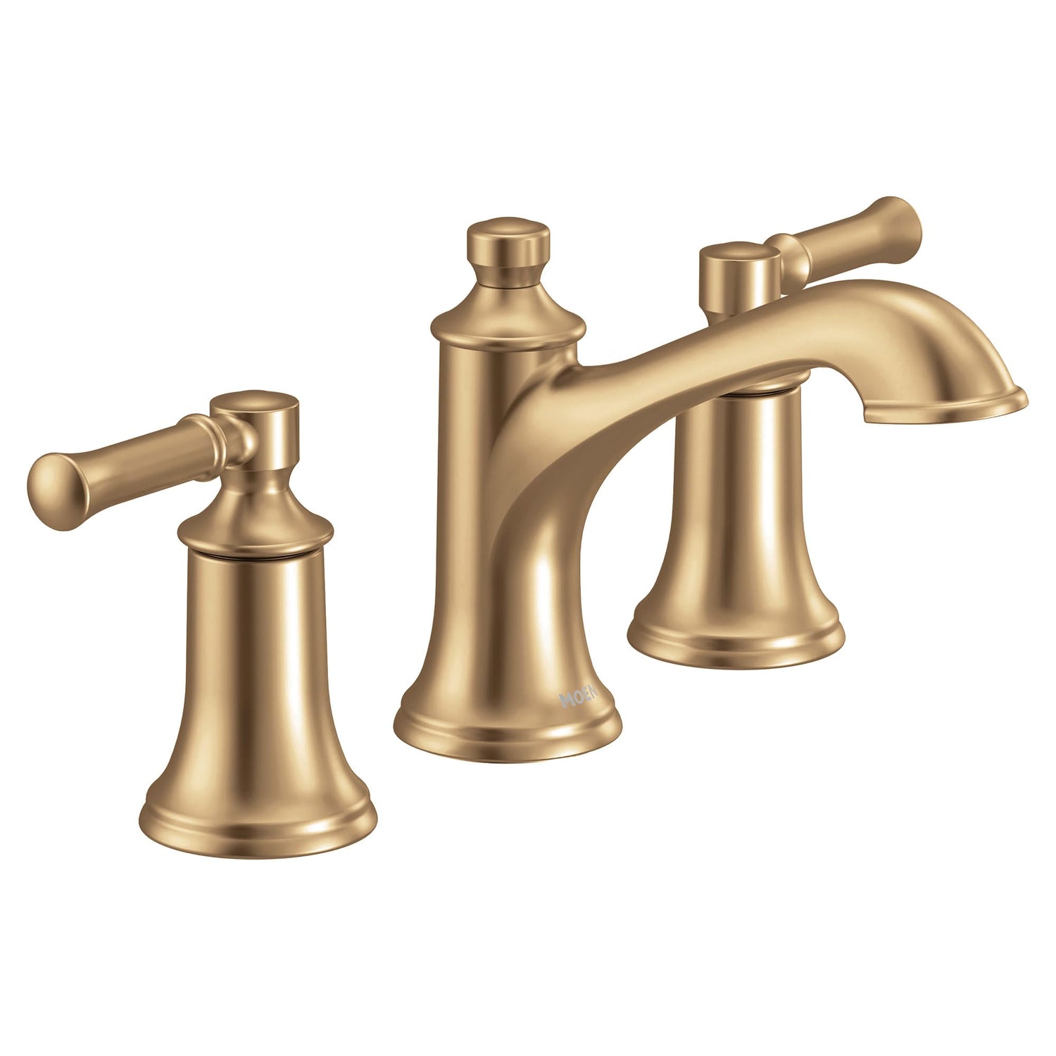 MOEN Dartmoor TV6805BZG Two-Handle 8-Inch Widespread Bathroom Faucet in Bronzed Gold (Valve Included)