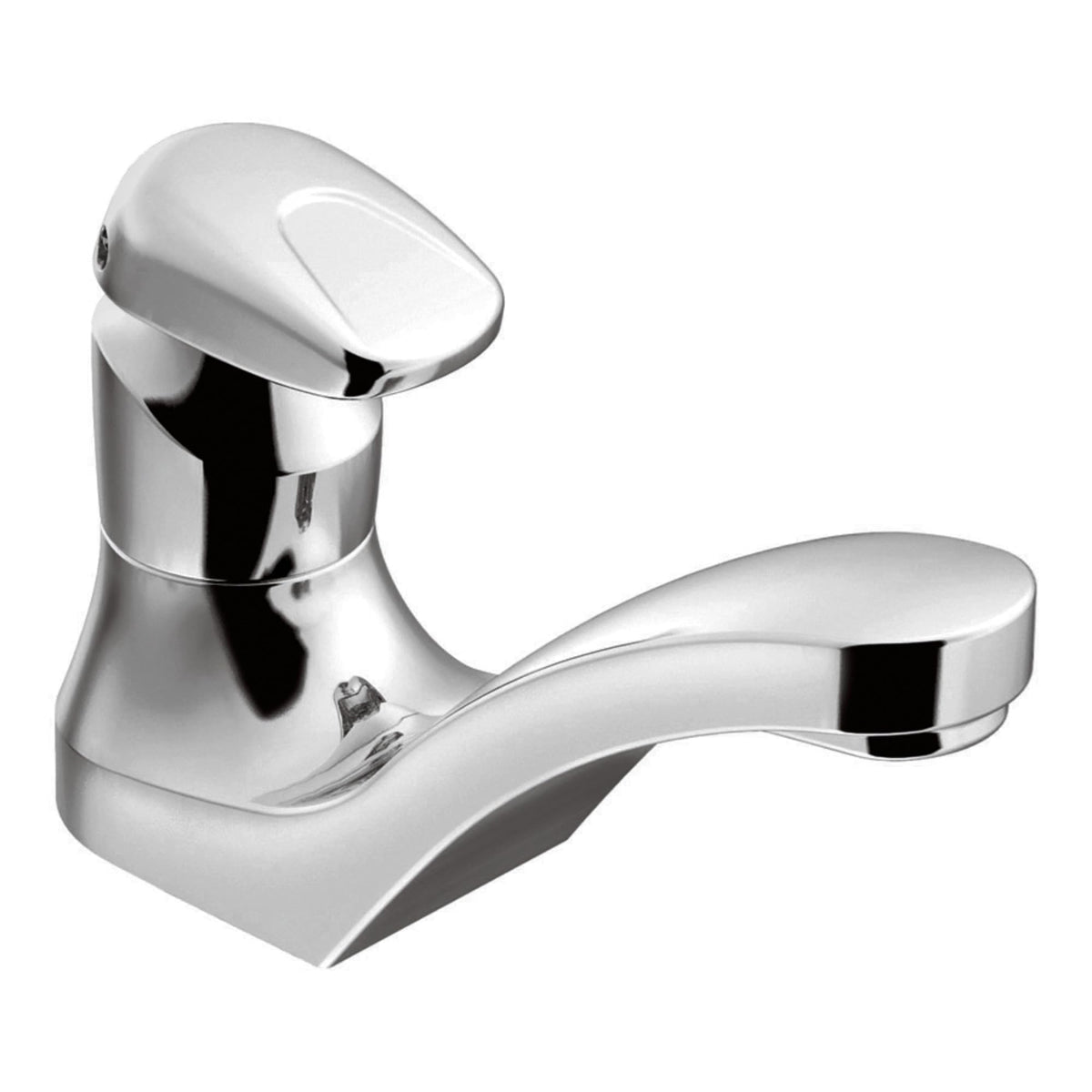 MOEN M-Press 8884 One-Handle Single-Hole Metering Bathroom Sink Faucet in Chrome