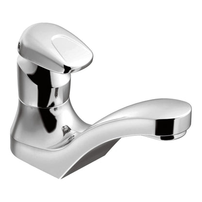 MOEN M-Press 8884 One-Handle Single-Hole Metering Bathroom Sink Faucet in Chrome