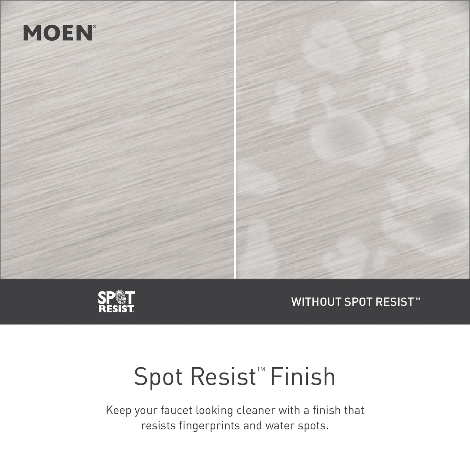 Moen Graeden 84136SRN Spot Resist Brushed Nickel Single Hole 1-Handle Bathroom Sink Faucet with Drain and Deck Plate