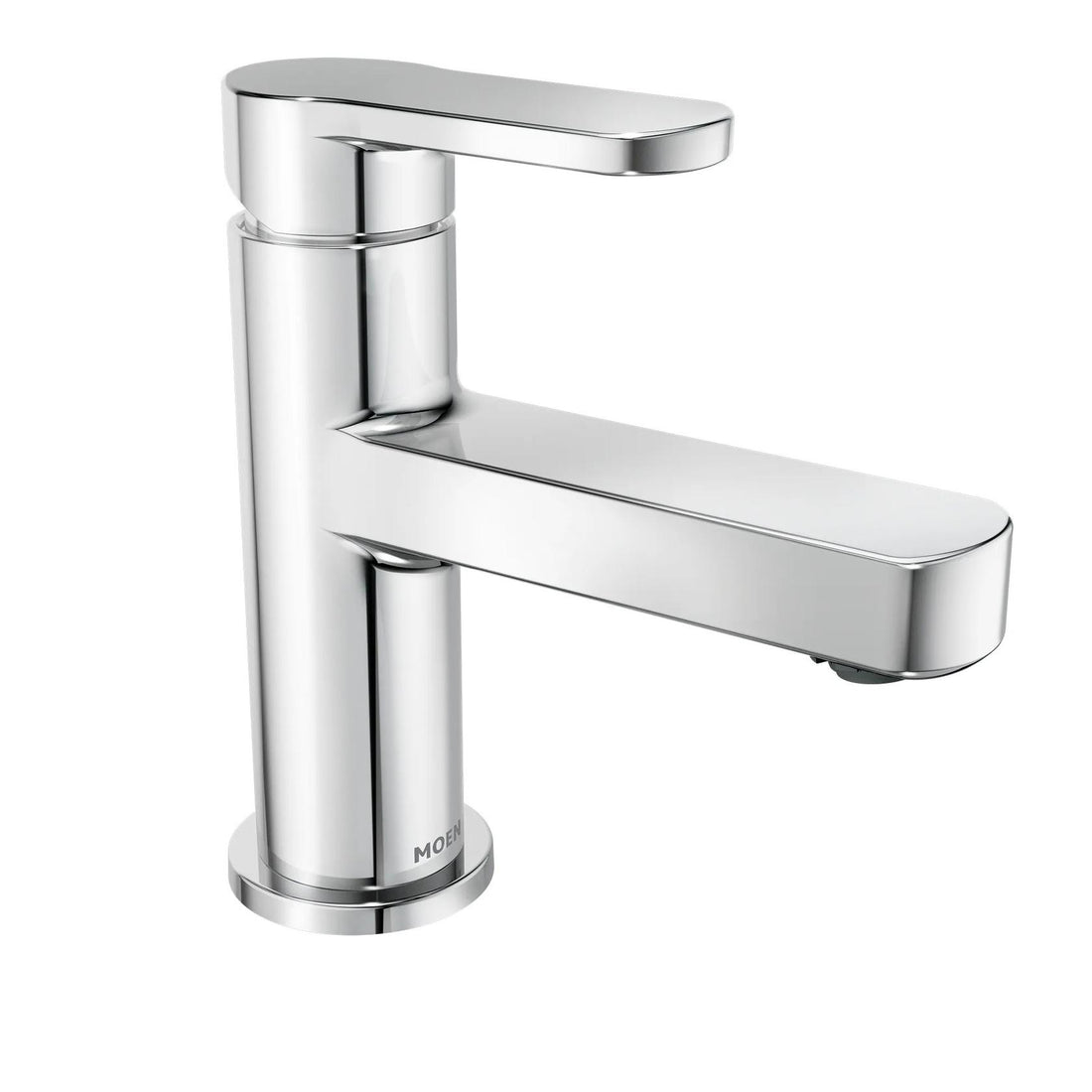 MOEN Laris 84014 Single-Handle Single-Hole Bathroom Faucet in Chrome (Valve Included)