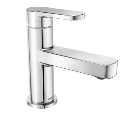 MOEN Laris 84014 Single-Handle Single-Hole Bathroom Faucet in Chrome (Valve Included)
