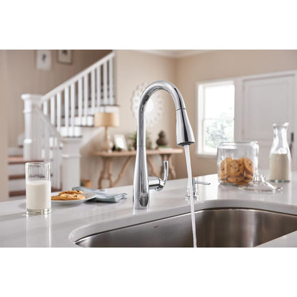 MOEN Essie 87014 Single-Handle Pull-Down Sprayer Kitchen Faucet with Reflex and Power Clean in Chrome