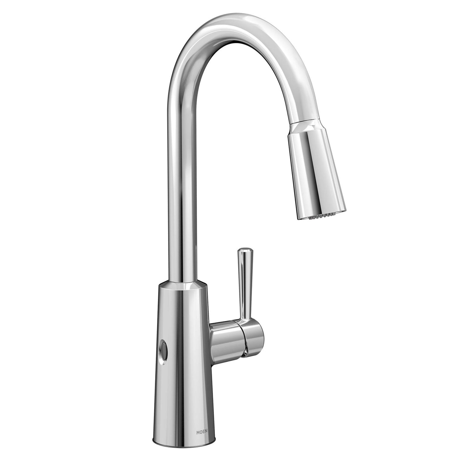 MOEN Riley 7402EW Touchless Single Handle Pull-Down Sprayer Kitchen Faucet in Chrome - Like New