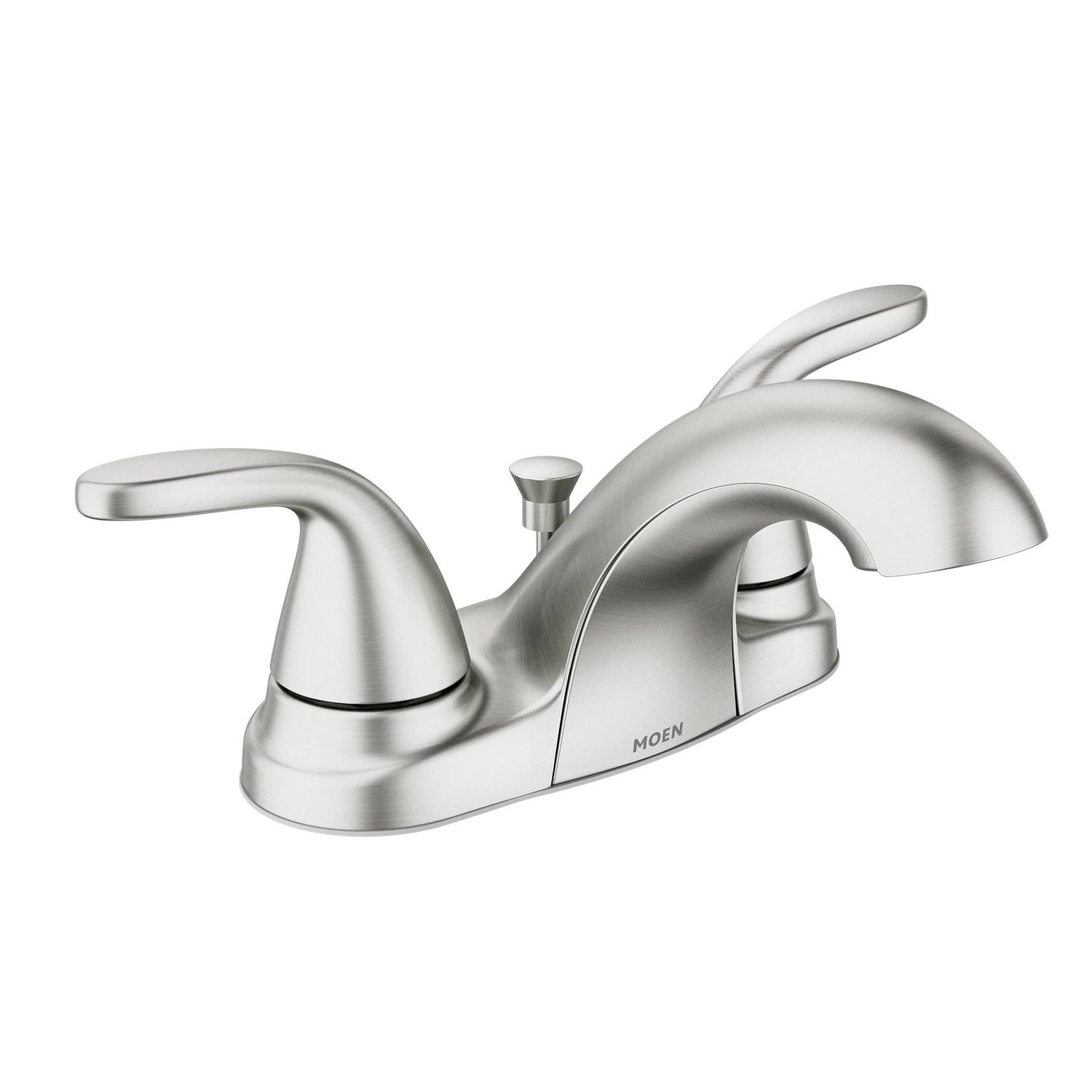 MOEN Adler 84603 Centerset Two Handle Low-Arc Bathroom Faucet in Chrome