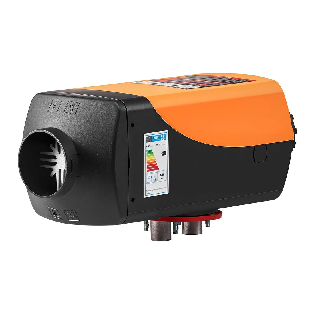VEVOR All-in-one Camping Diesel Forced Air Heater 12V 24V 8KW LCD Remote Control