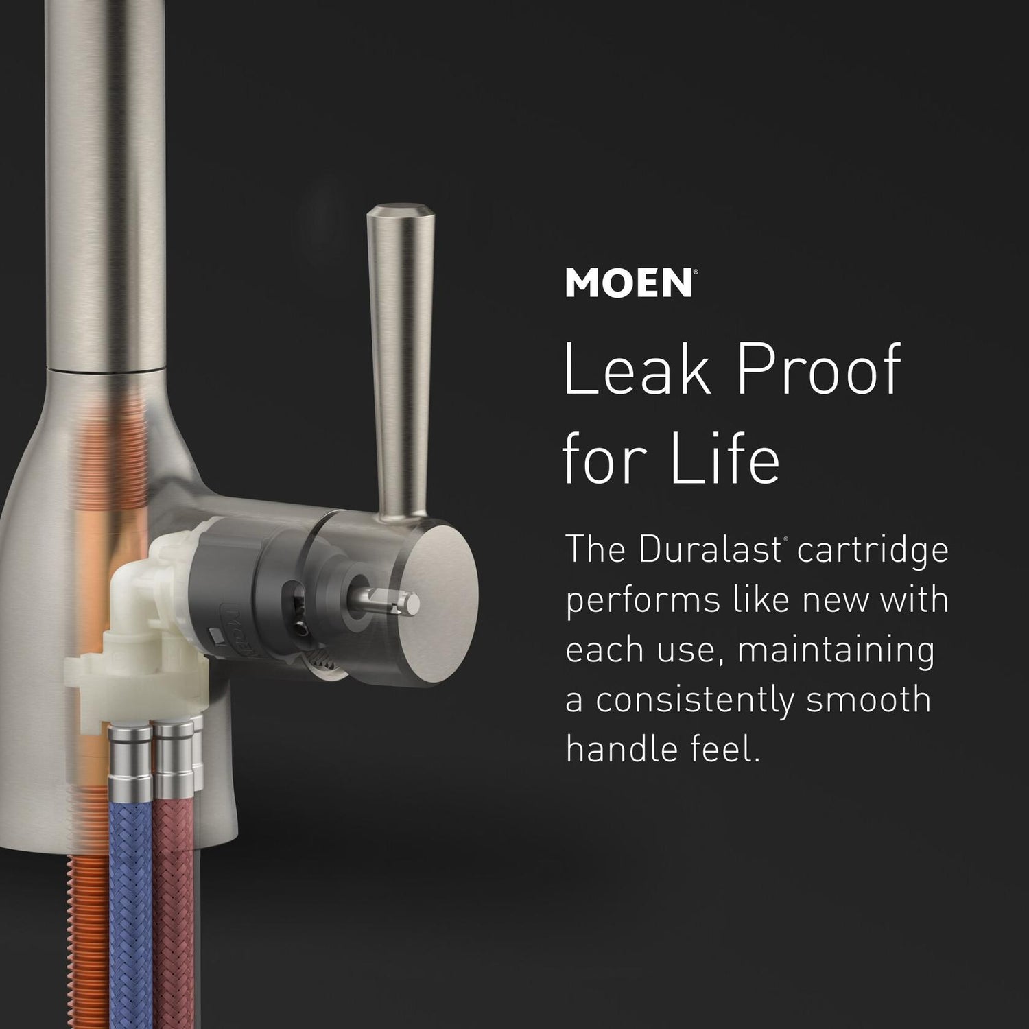 MOEN Riley 7402EWBL Touchless Single Handle Pull-Down Sprayer Kitchen Faucet in Matte Black