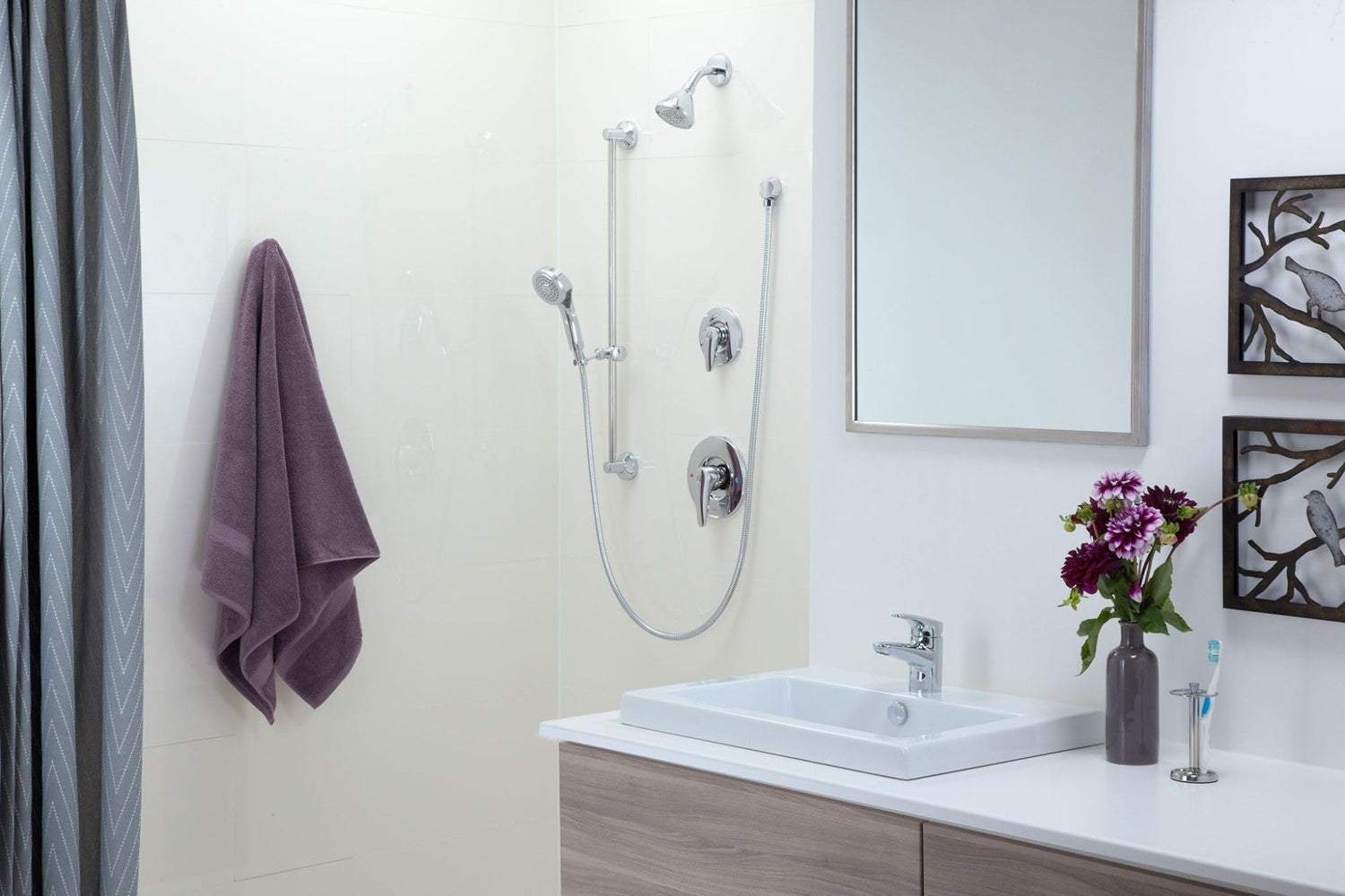 MOEN M-BITION 9480 Commercial One-Handle Single-Hole Bathroom Faucet in Chrome (Drain Required)