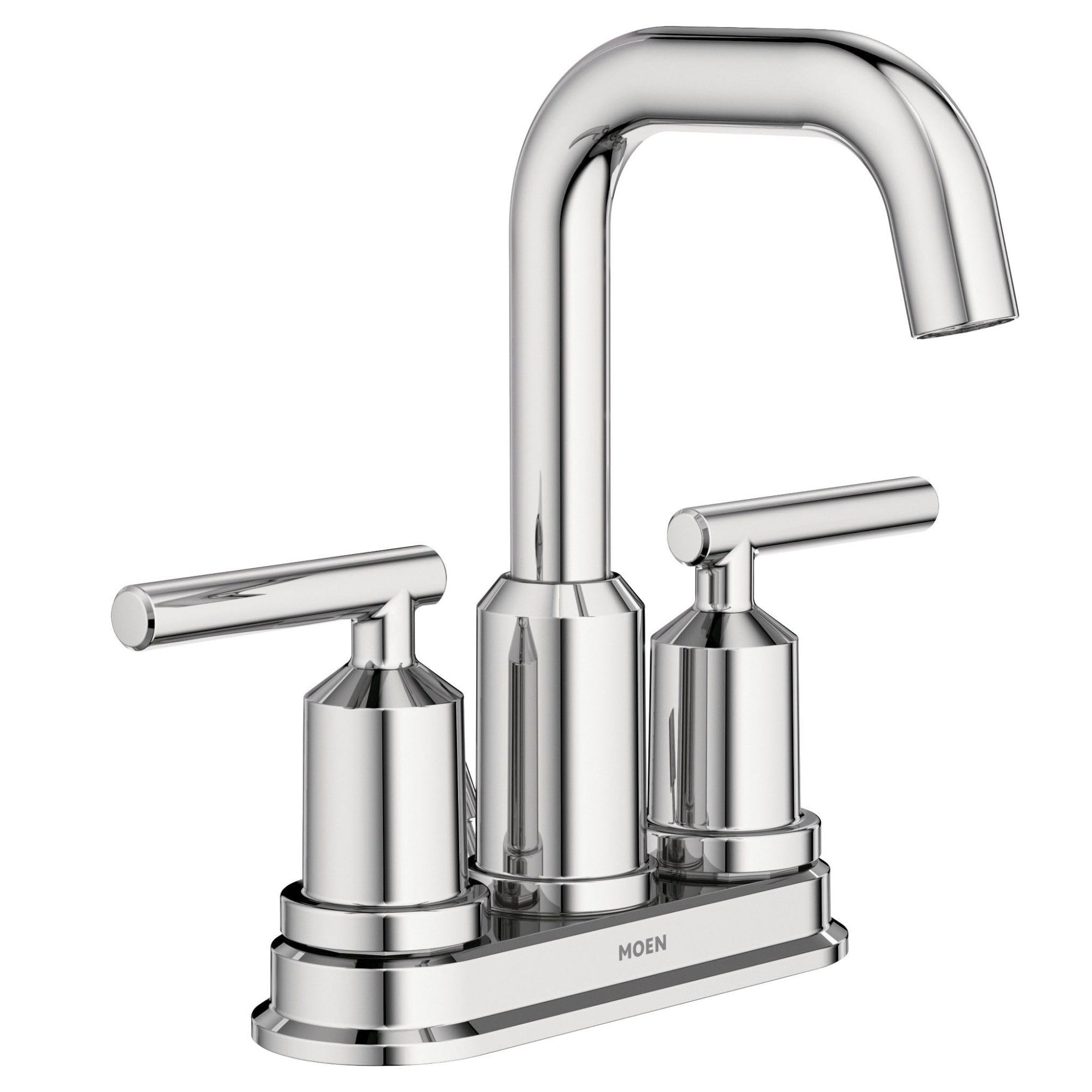 Moen WS84228 Two-Handle High Arc Bathroom Faucet, Chrome