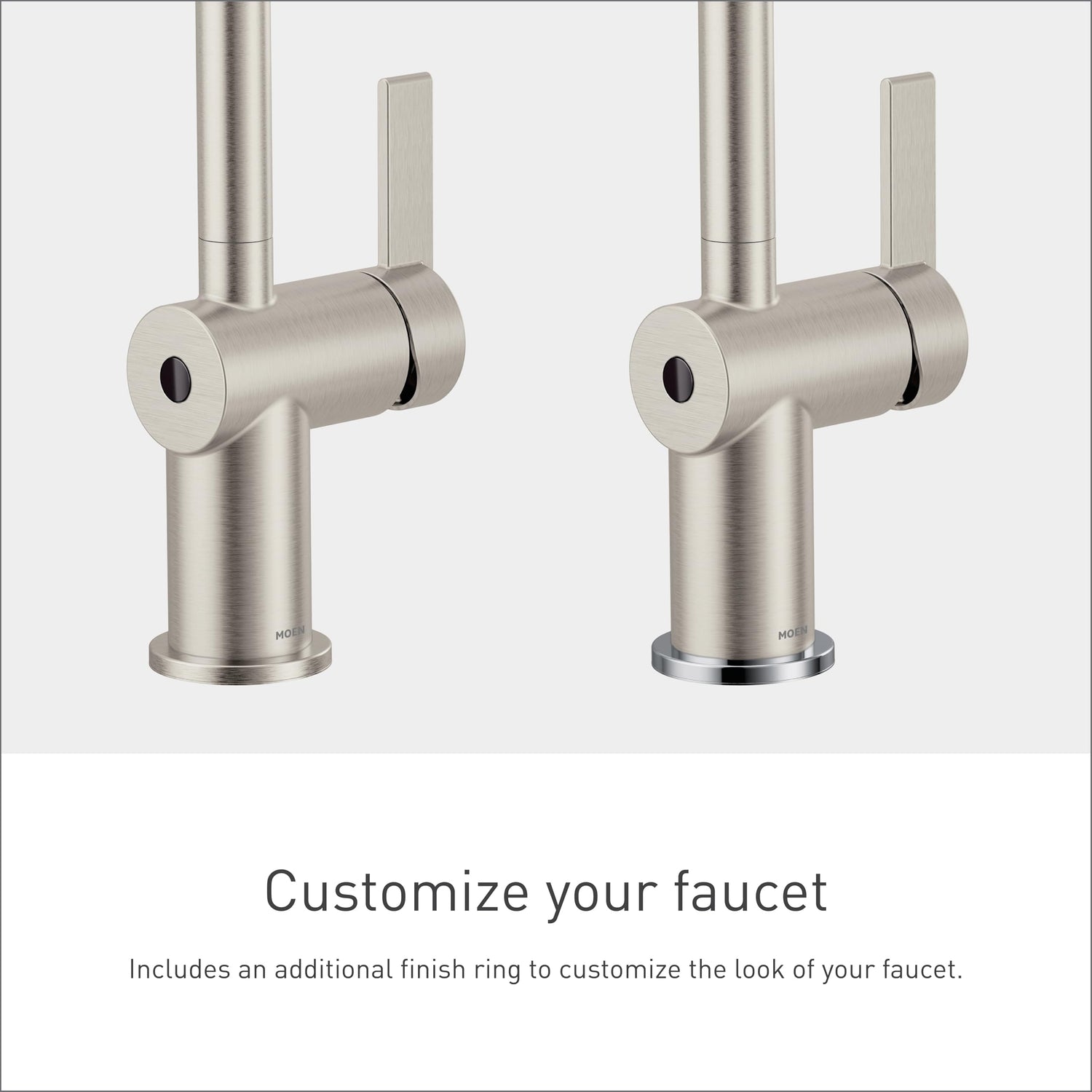 MOEN Cia 7622EWSRS 1-Handle Touchless Pull-Down Sprayer Kitchen Faucet with MotionSense Wave and Power Clean in Spot Resist Stainless - Like New