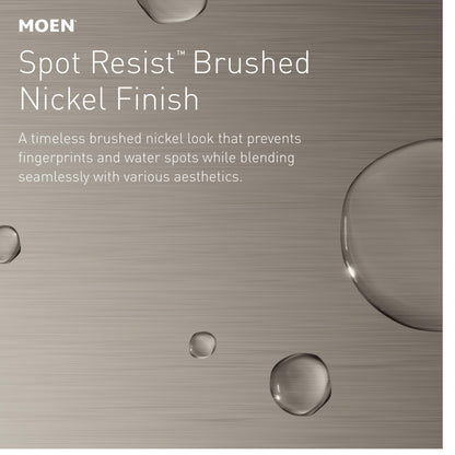 Moen Hydro Energetix High Pressure Shower Head with Handheld Sprayer, 8 Handheld Shower Head Spray Settings, Spot Resist Brushed Nickel Finish, 200H0SRN