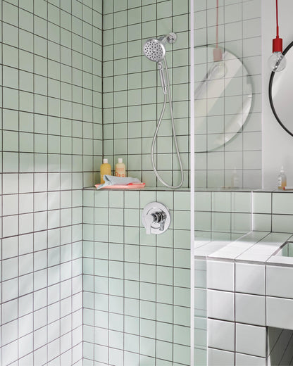 Moen Verso Chrome Handshower, Detachable Round Shower Head with Magnetix Docking System and 60" Hose, 220H2