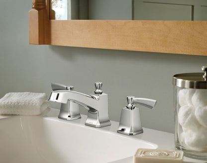 MOEN Conway 84926 Two Handle Widespread Bathroom Sink Faucet in Chrome (Valve Included)
