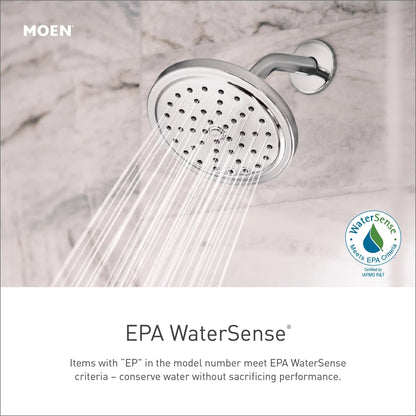 MOEN Glyde UT2842EP M-CORE 2-Series One-Handle Shower Trim with 8-Inch Rainshower in Chrome (Valve Required)