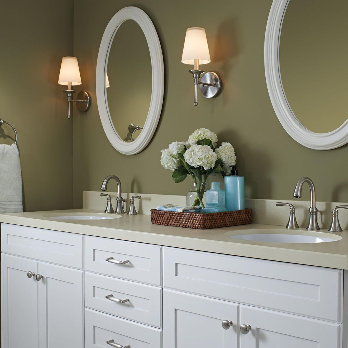 MOEN Wetherly WS84855SRN Widespread Bath Faucet, Brushed Nickel (Valve Included)