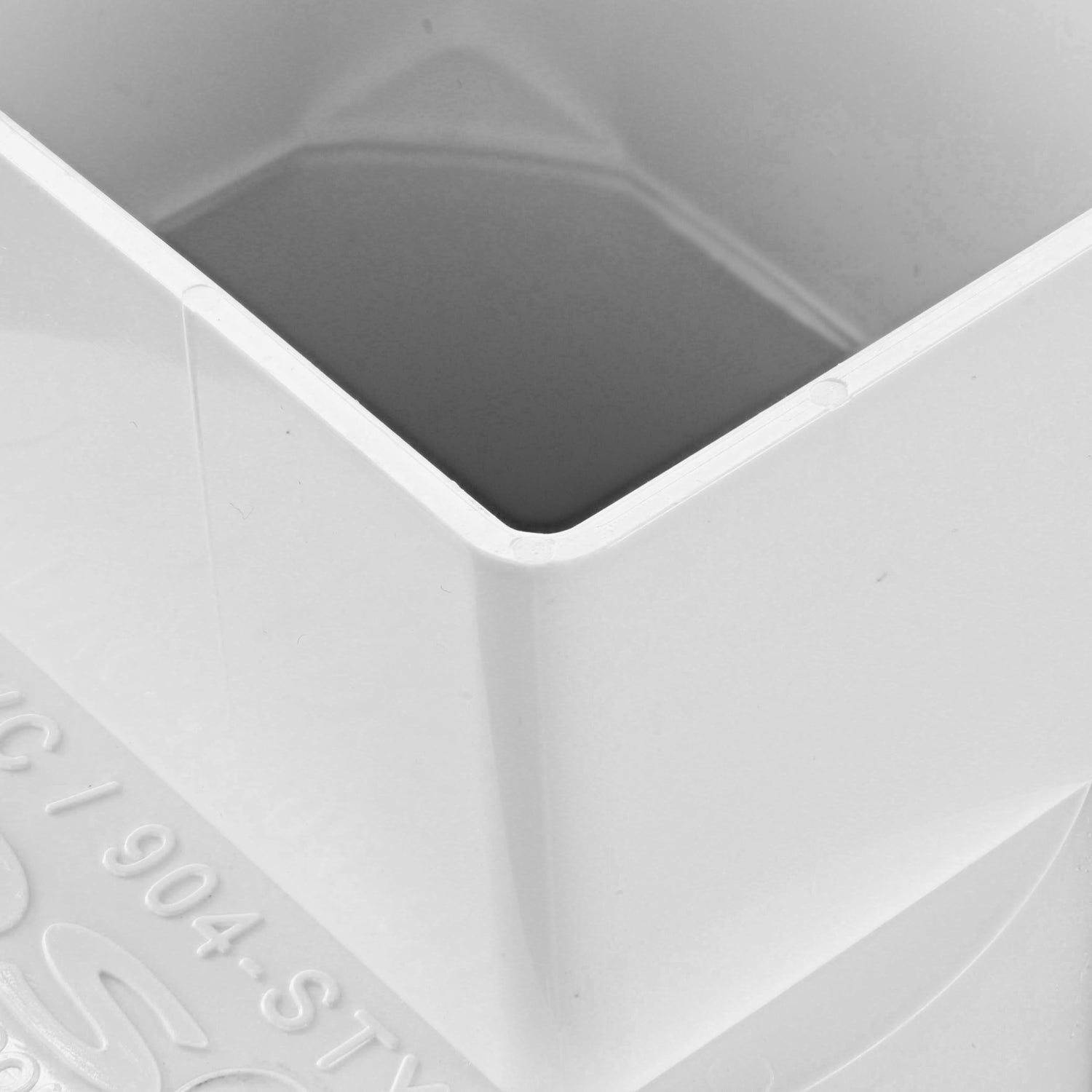 NDS 9P04 PVC Offset Downspout Adapter, Connects 2X3-Inch Downspout to 4-Inch Sewer and Drain Pipe, White
