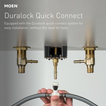 MOEN Dartmoor TV6805BZG Two-Handle 8-Inch Widespread Bathroom Faucet in Bronzed Gold (Valve Included)