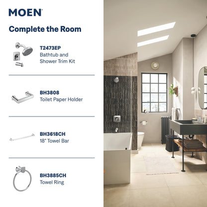 MOEN Genta LX TV6708 Widespread Bathroom Faucet Polished Chrome (Valve Included)