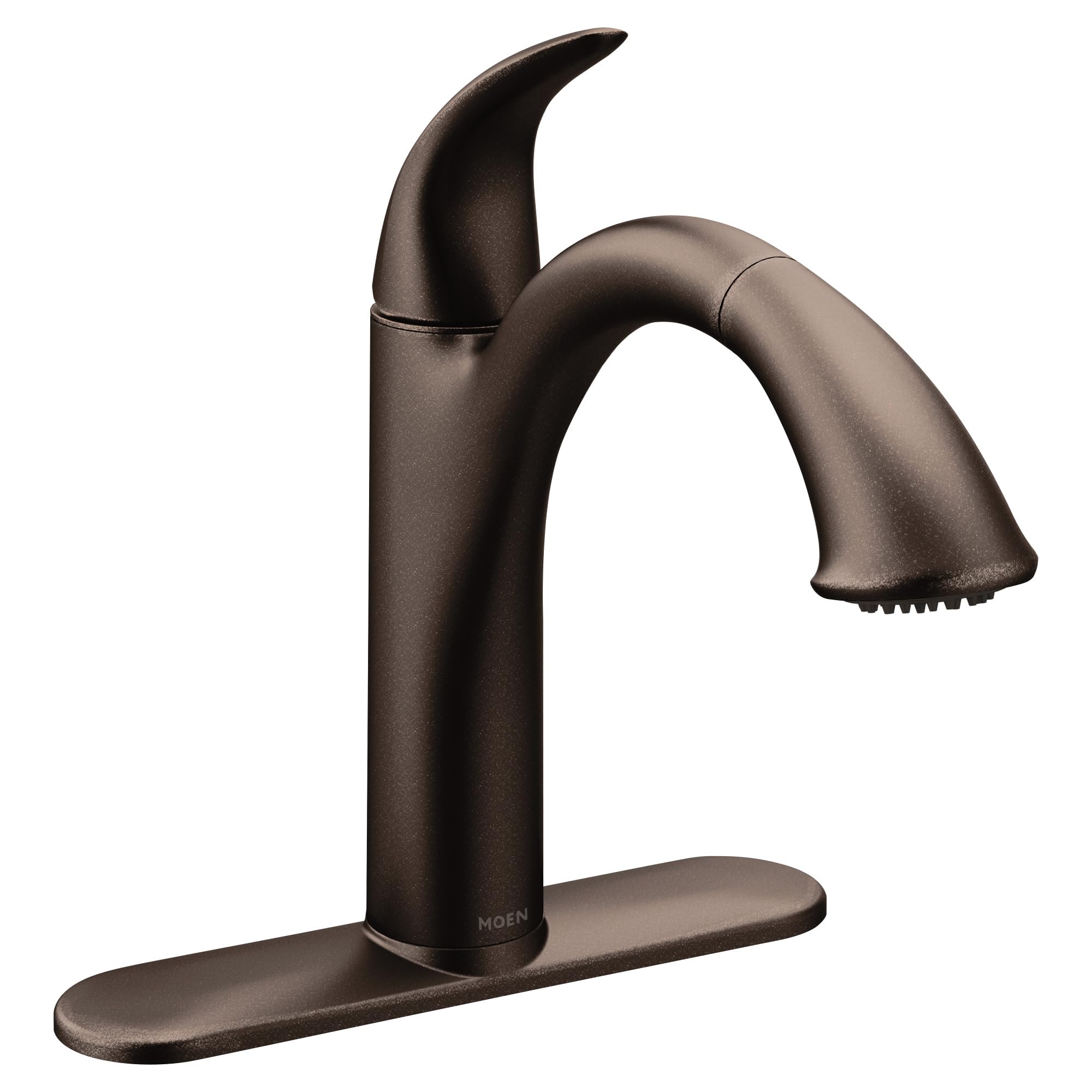 MOEN Camerist 7545ORB One-Handle Single Hole Kitchen Faucet with Pullout Spout in Oil-Rubbed Bronze (Deck Plate Included)