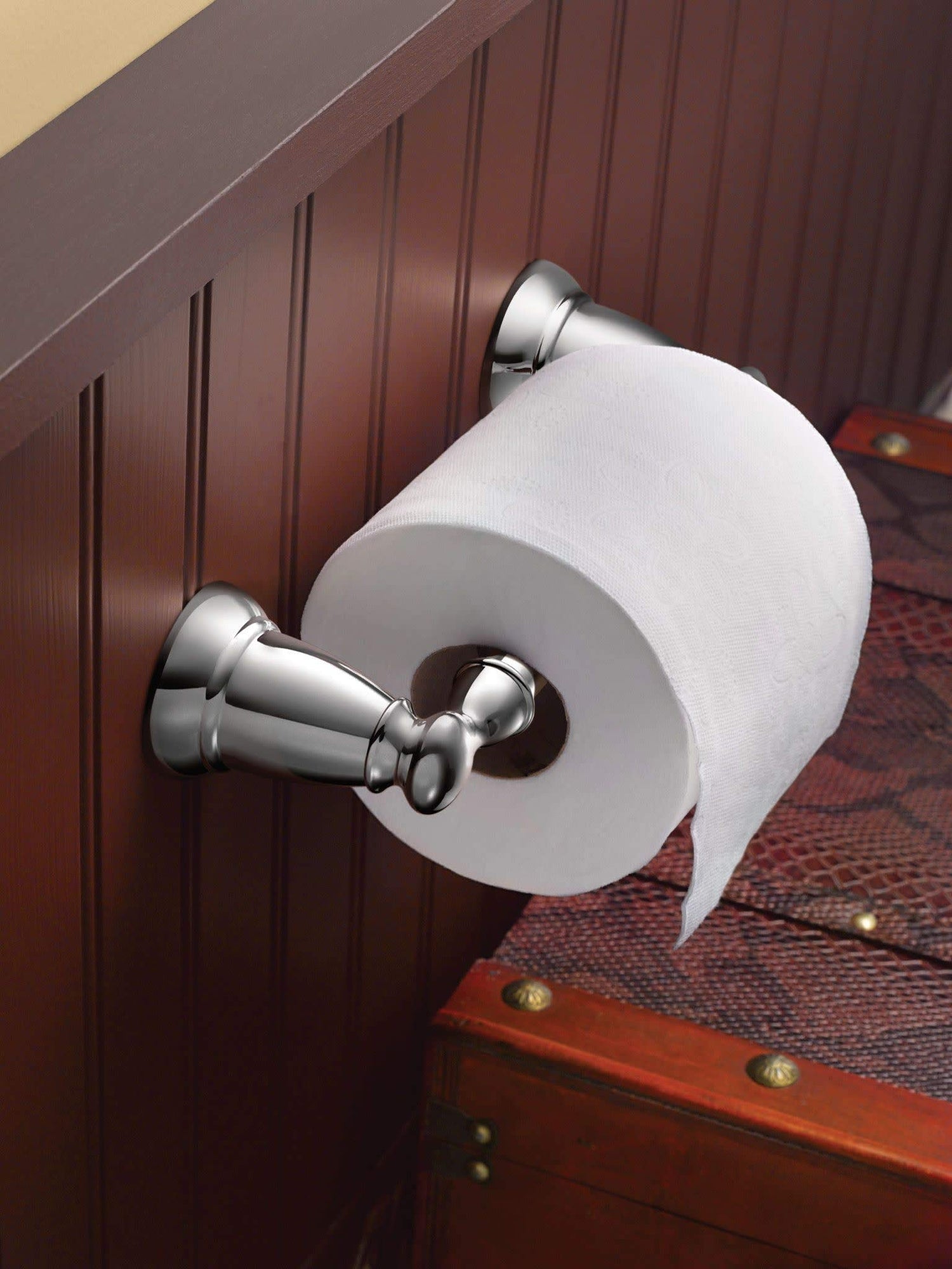 Moen Y2608BN Banbury Pivoting Paper Holder, Brushed Nickel