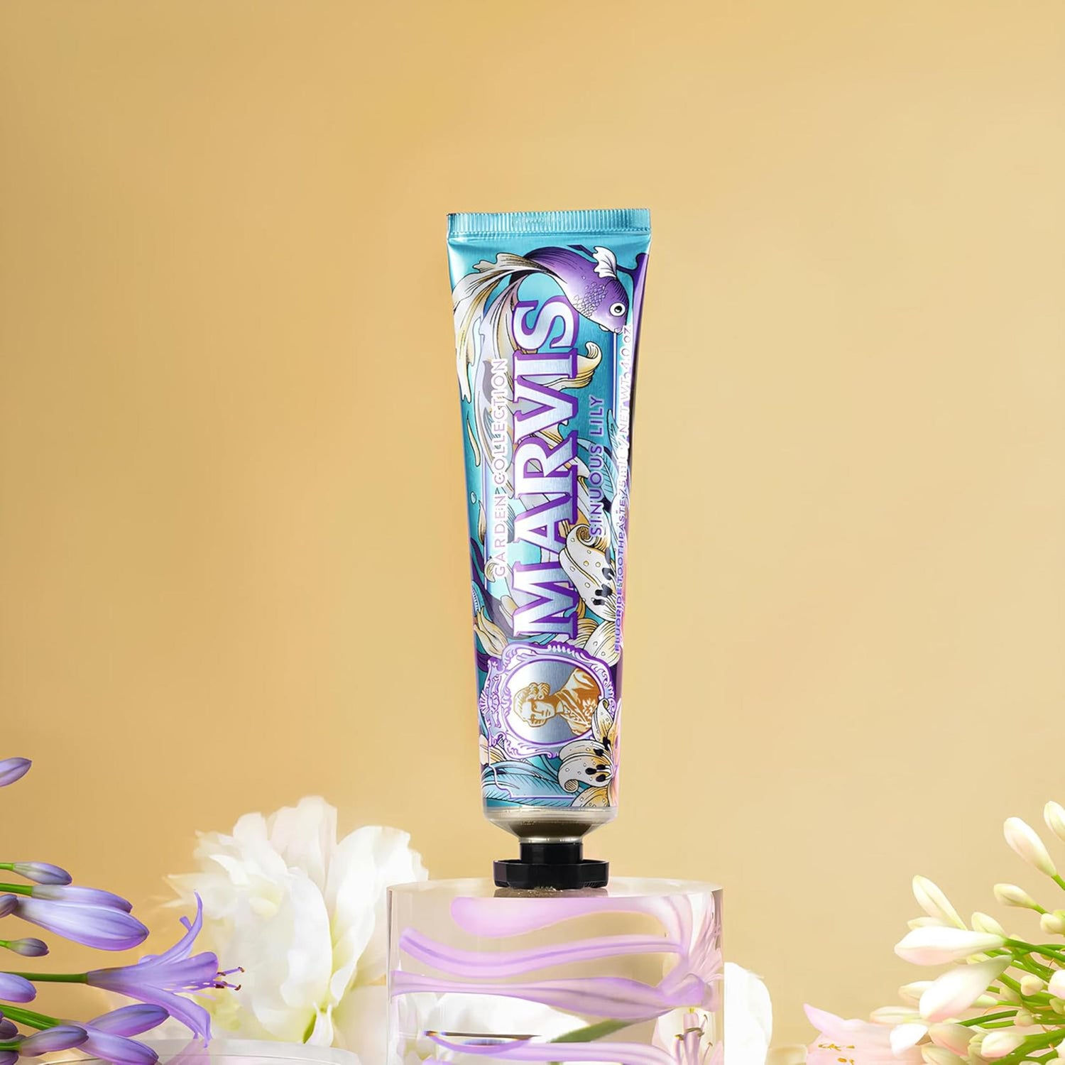 Marvis Toothpaste  Whitening Mint, Licorice, Sinuous Lily, Vegan Cruelty-Free 85 ml