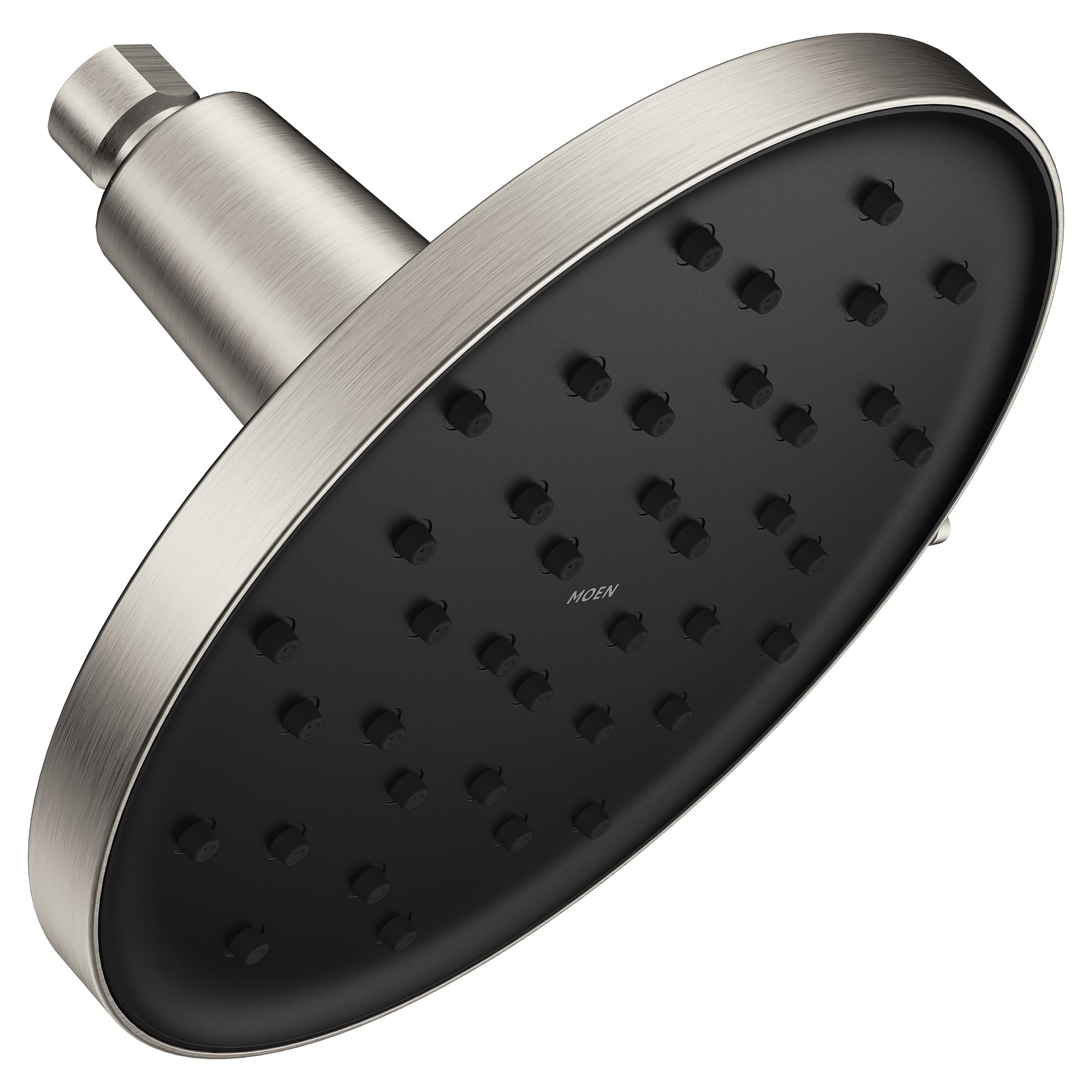 Moen Verso 9-Inch Round Rain Shower Head with Infiniti Dial and Magnetix Docking, Adjustable High-Pressure Rainfall Shower, Spot Resist Brushed Nickel, 220R2SRN
