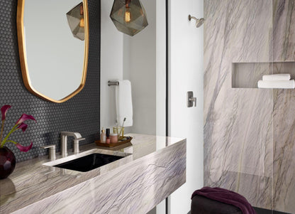 Moen Genta LX Modern Single Kitchen or Bathroom Towel Bar, 6.8-Inch, Brushed Nickel, BH3886BN