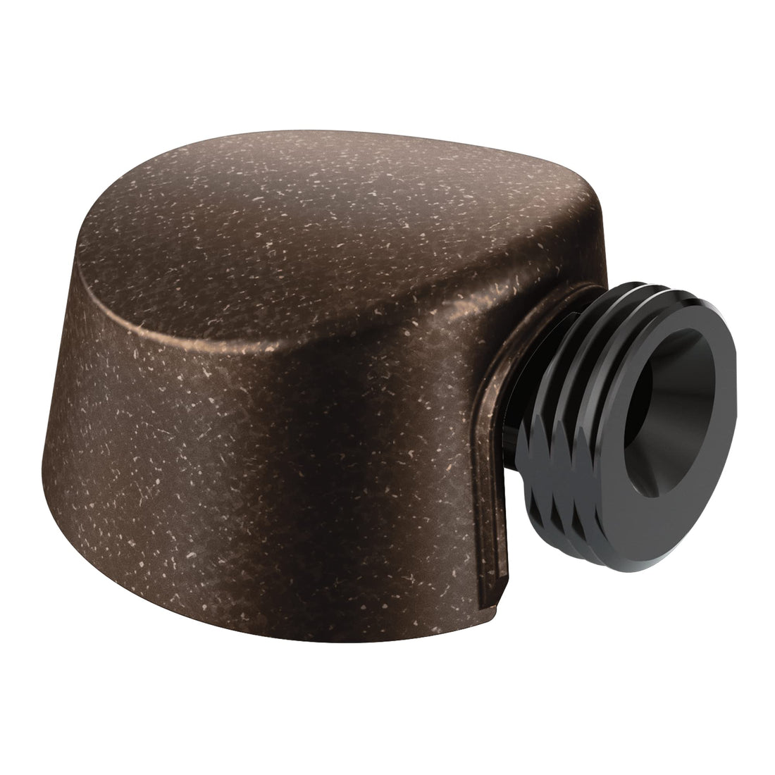 Moen Oil Rubbed Bronze Round Drop Ell Handheld Shower Wall Connector, A725ORB