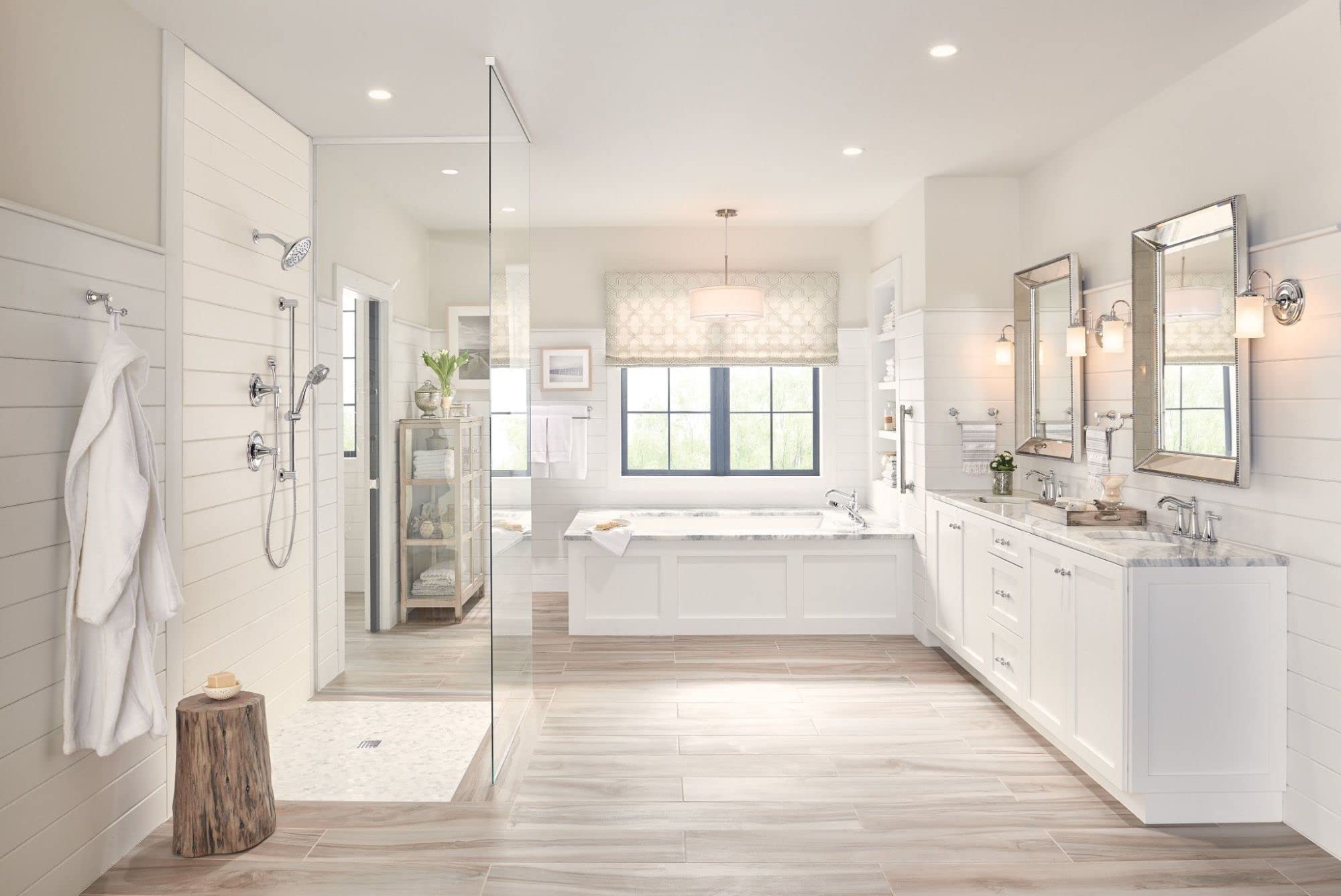 MOEN Belfield T2313 One-Handle Posi-Temp Tub and Shower Trim in Chrome (Valve Required)